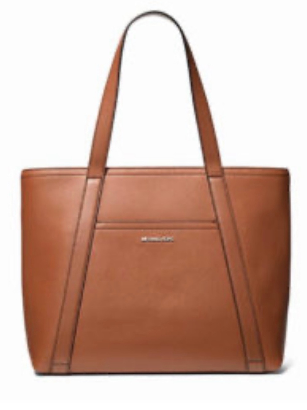 Michael Kors Cooper Leather Tote Bag "Luggage" brown colorway with Dust Bag